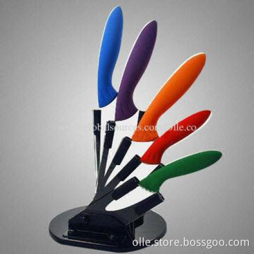 Black ABS Handle Ceramic Royalty Line Knife Set